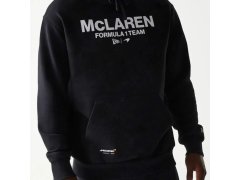 Mclaren Honda pánská mikina s kapucí NE wordmark balck F1 Team 2025