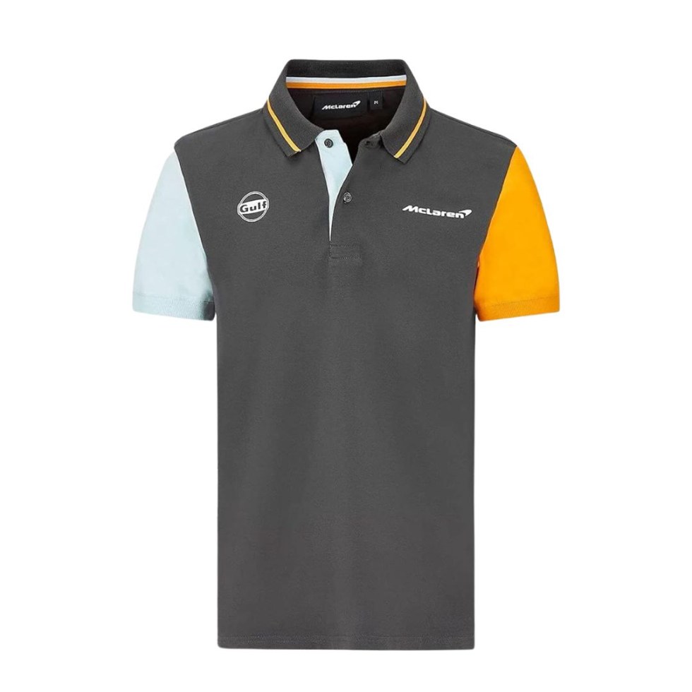 FORMULESHOP Gulf McLaren pánské Polo tričko - McLaren Pánská trička