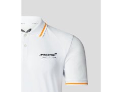 McLaren F1 pánské lifestylové polo tričko bílé 9