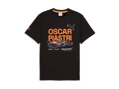 Mclaren Honda pánské tričko Oscar Piastri black F1 Team 2026