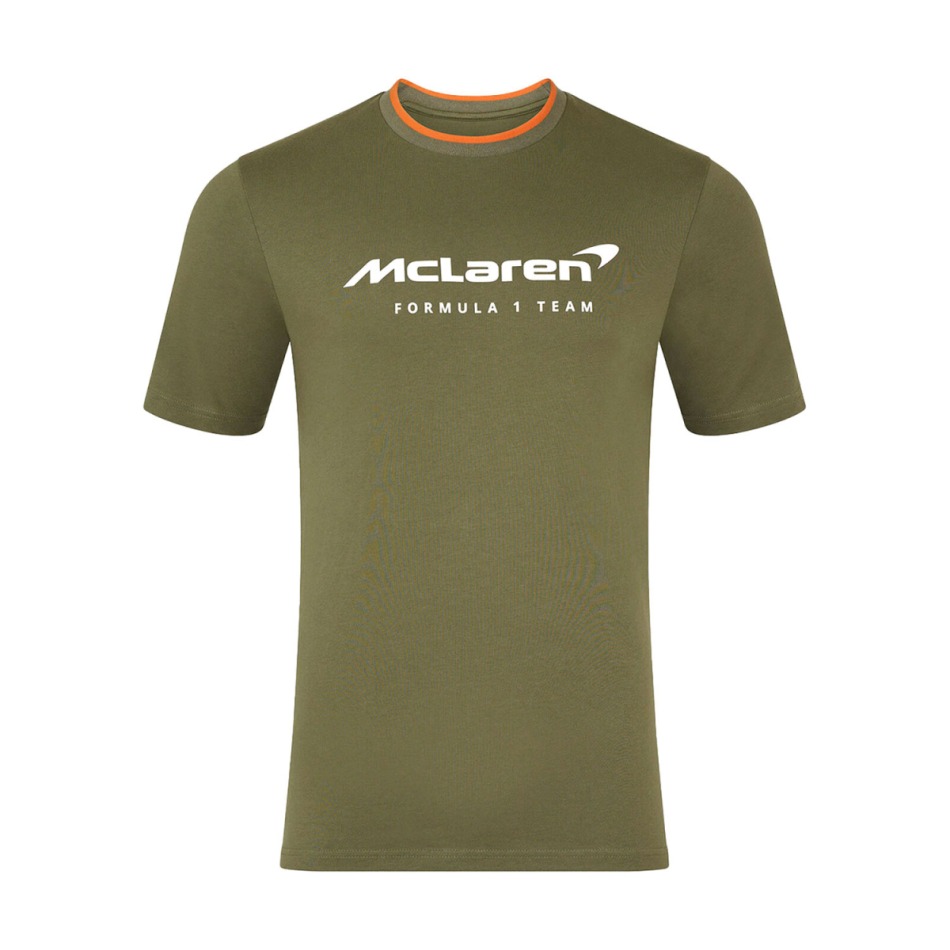 Mclaren Honda pánské tričko Essentials green F1 Team 2025
