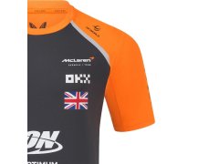 McLaren F1 2025 týmové tričko Lando Norris šedé 3