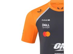 McLaren F1 2025 týmové tričko Lando Norris šedé 4