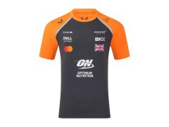 McLaren F1 2025 týmové tričko Lando Norris šedé