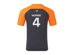 McLaren F1 2025 týmové tričko Lando Norris šedé 2