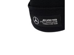 Mercedes AMG Petronas F1 2025 zimní čepice černá 2