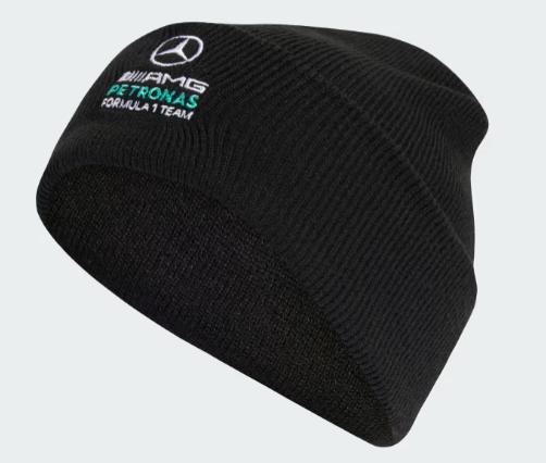 Mercedes AMG Petronas F1 2026 týmová zimní čepice černá - Mercedes Čepice