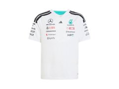 Mercedes AMG Petronas dětské tričko white official Teamline Replica F1 Team 2026
