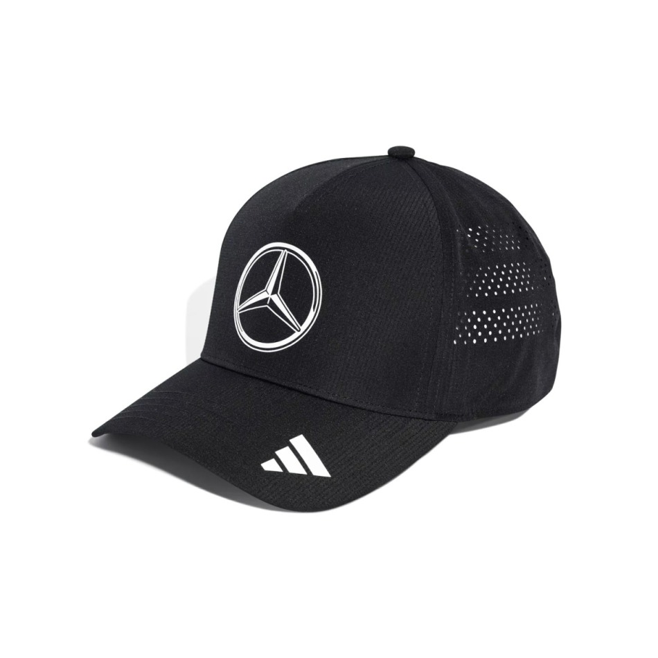 Mercedes AMG Petronas čepice baseballová kšiltovka Climacool Trucker black F1 Team 2025 - Mercedes kšiltovky, čepice, rukavice AMG