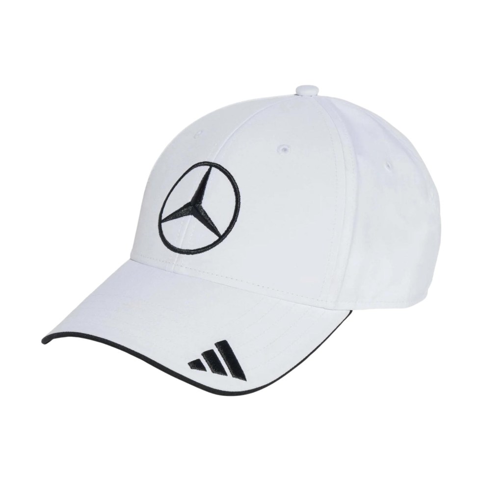 Mercedes AMG Petronas F1 2025 týmová kšiltovka bílá - Mercedes Kšiltovky