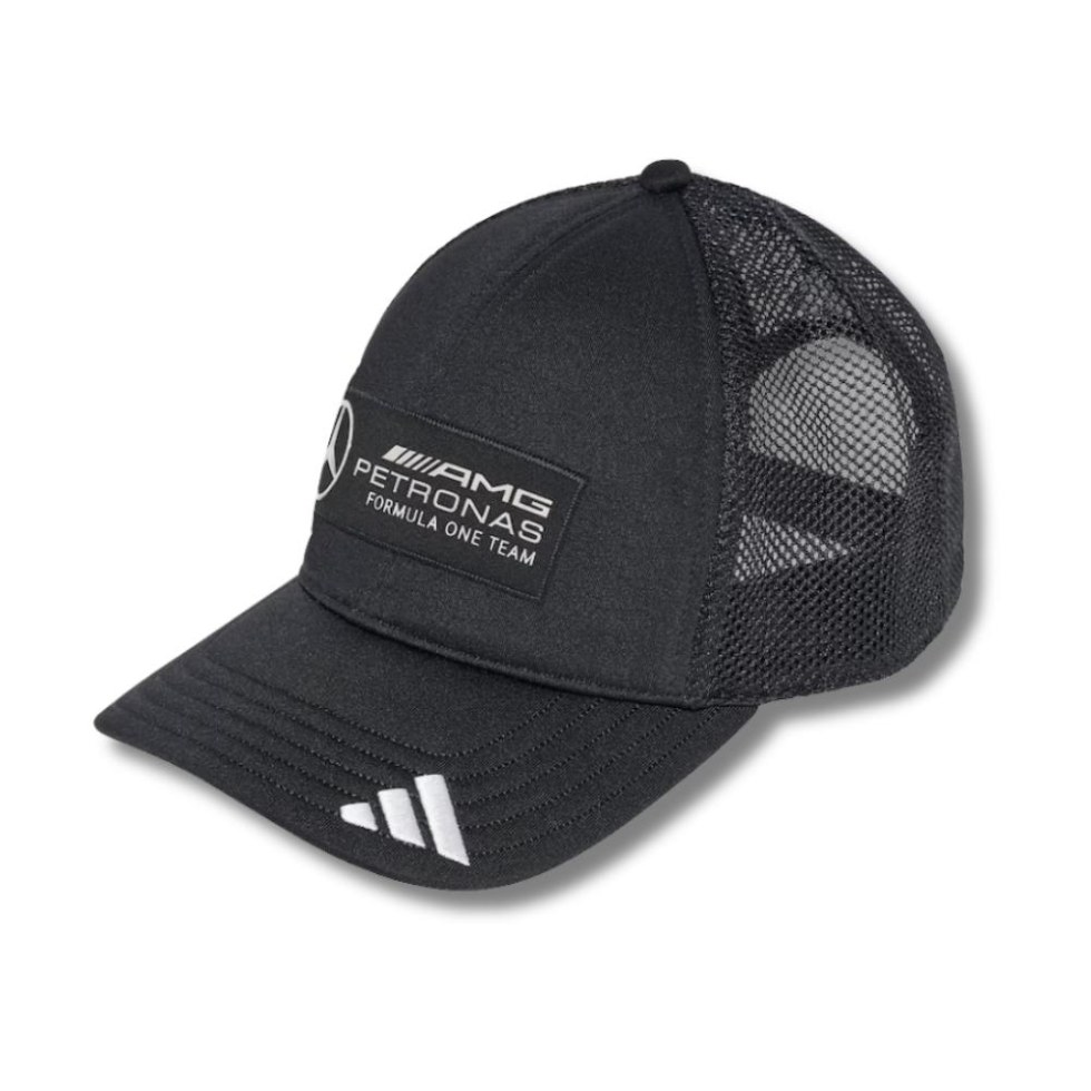 Mercedes AMG Petronas F1 2025 Kšiltovka snapback trucker černá Mercedes AMG Petronas F1 2025 Kšiltovka snapback trucker černá - Mercedes Kšiltovky
