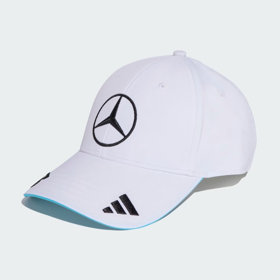 Mercedes AMG Petronas F1 2025 kšiltovka George Russell #63 bílá - Mercedes Kšiltovky