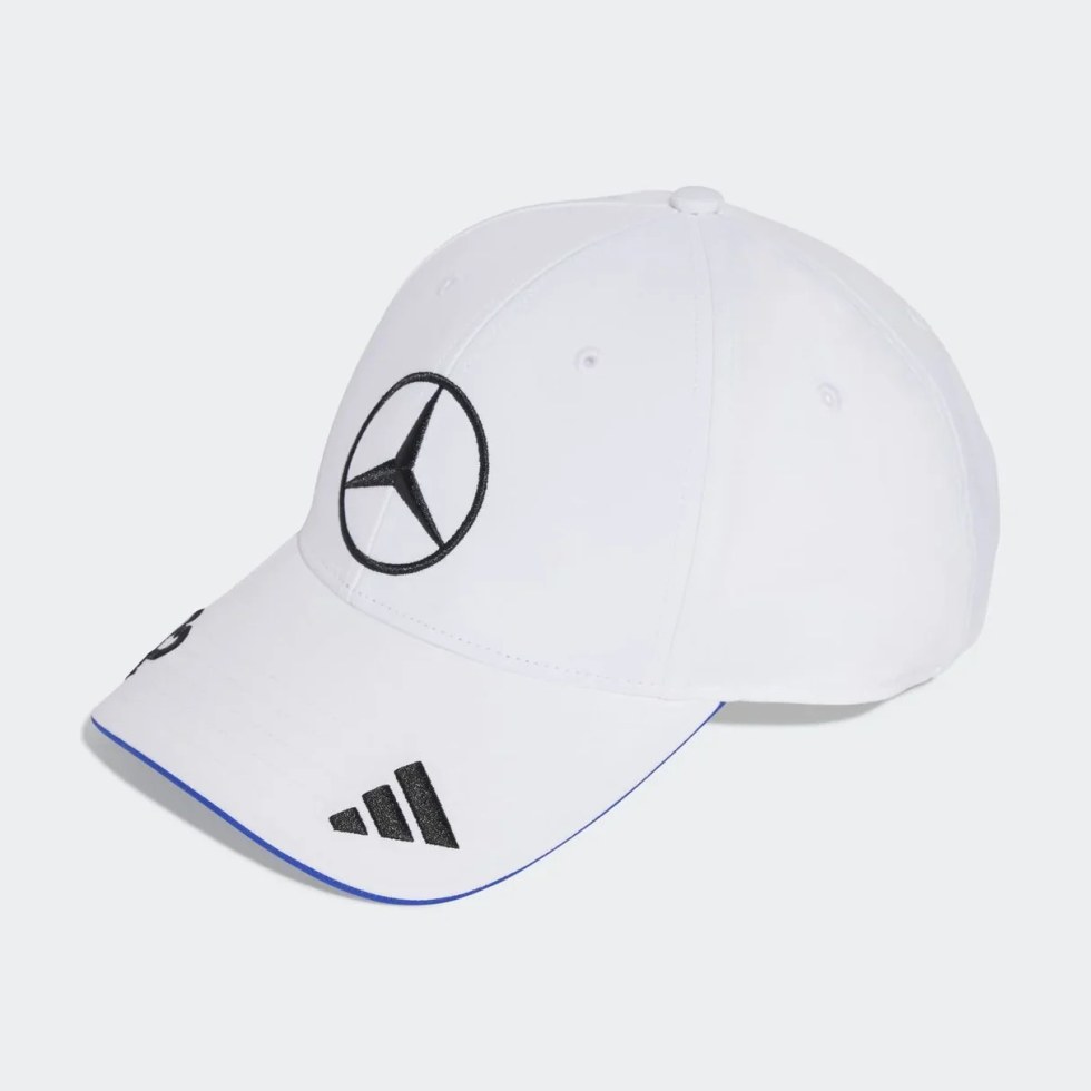 Mercedes AMG Petronas F1 2025 týmová kšiltovka Kimi Antonelli bílá - Mercedes Kšiltovky
