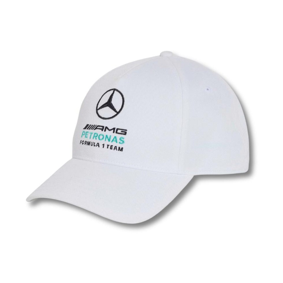 Mercedes AMG Petronas F1 2026 BB kšiltovka DNA bílá - Mercedes Kšiltovky