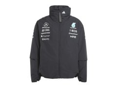 Mercedes AMG Petronas pánská bunda s&nbsp;kapucí Rain black F1 Team 2026