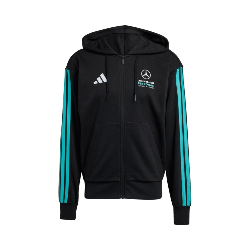 Mercedes AMG Petronas pánská mikina s kapucí DNA black F1 Team 2026
