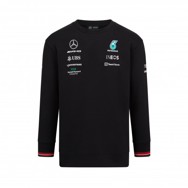 Mercedes AMG F1 2022 pánská týmová mikina černá - Mercedes Mikiny