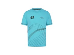 Mercedes AMG Petronas pánské tričko George Russell Sports blue F1 Team 2024