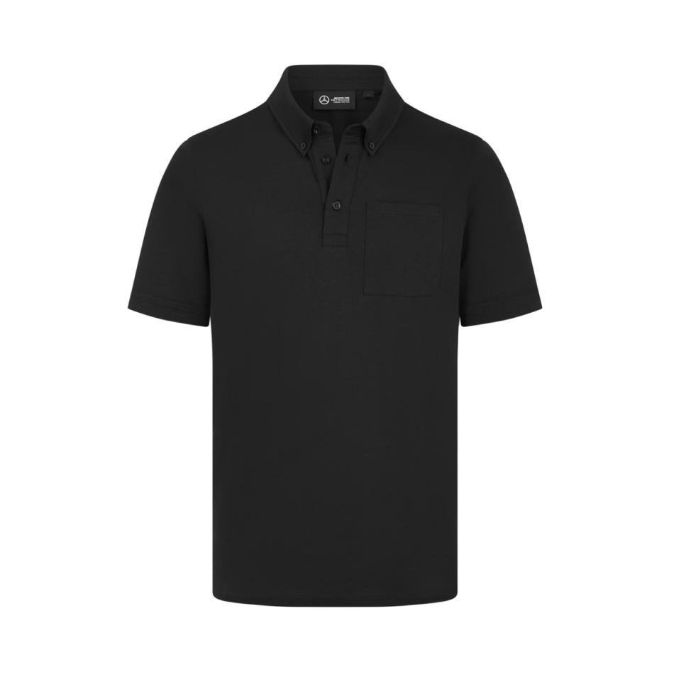 Mercedes AMG Petronas pánské polo tričko Elevated balck F1 Team 2024