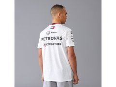 Mercedes AMG Petronas F1 2024 Driver pánské týmové tričko bílé 12