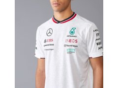 Mercedes AMG Petronas F1 2024 Driver pánské týmové tričko bílé 8