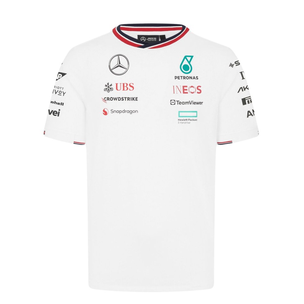 Mercedes AMG Petronas F1 Driver pánské týmové tričko - Mercedes Trička