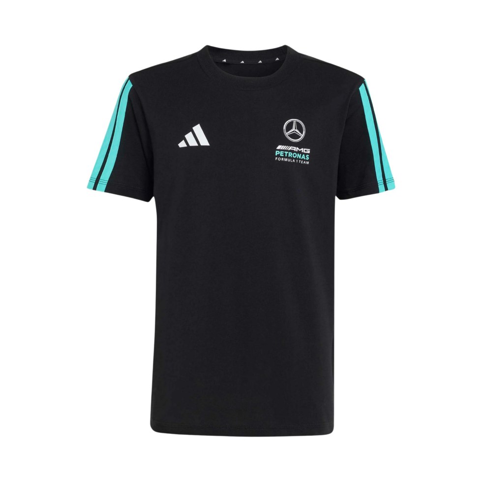 Mercedes AMG Petronas F1 2026 pánské tričko DNA černé - Mercedes Trička