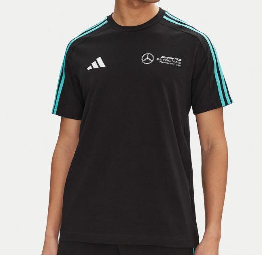 Mercedes AMG Petronas F1 2026 pánské tričko DNA černé - Mercedes Trička