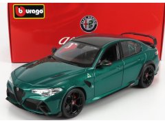 Modely aut a motorek model 1/18 Alfa Romeo Giulia GTAm green