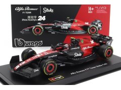 Modely aut a motorek model 1/43 Alfa Romeo F1 C43 Guanyu Zhou #24 2023 Signature