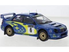 Modely aut a motorek model 1/24 Subaru Impreza S7 N.5 2001 Rally GB P. Solberg