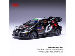 Modely aut a&nbsp;motorek model 1/43 Toyota Yaris GR Rally Sweden Evans - Martin