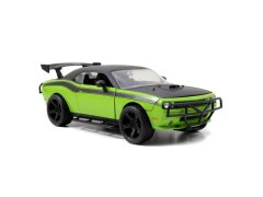 Model Rychle a&nbsp;Zběsile Dodge Challenger SRT8 off road 1:24 zeleno černý