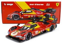 Model BBurago Ferrari 499P NR. 50 Winner Le Mans 2024 1:18