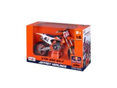 Modely aut a motorek model 1/6 Red Bull KTM 450 SX-F Jeffrey Herlings nr.84