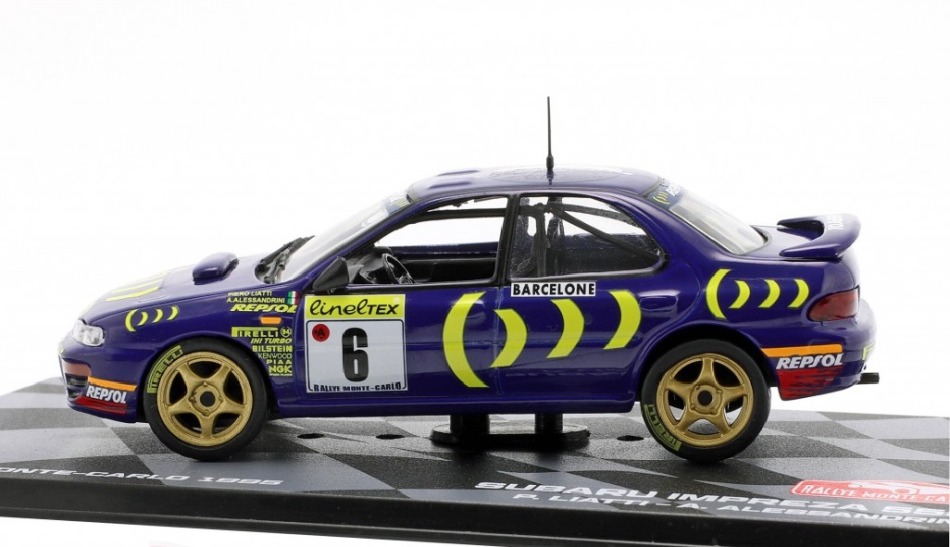 Model Subaru Impreza 555 Rally Monte Carlo 1995 P.Liatti - A.Alessandrini 1:43