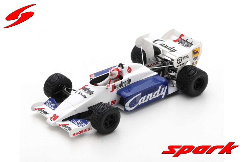 Modely aut a&nbsp;motorek model 1/43 SPARK Toleman TG184 J. Cecotto Monaco GP 1984 - Modely aut a&nbsp;motorek
