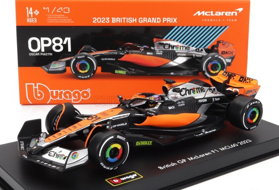 Modely aut a&nbsp;motorek model 1/43 McLaren F1 MCL60 Oscar Piastri #81 2023 Signature - Modely aut a&nbsp;motorek
