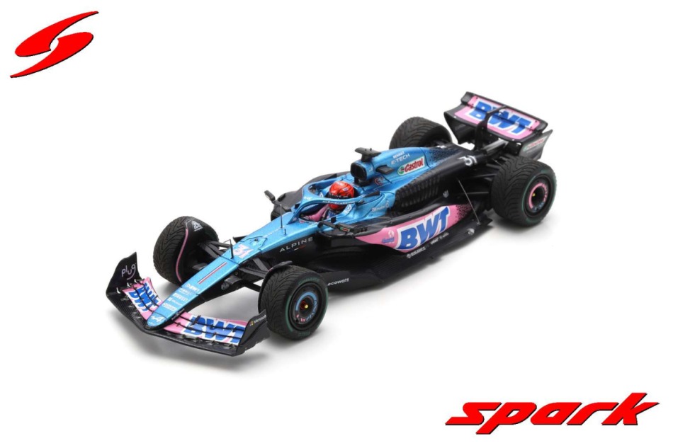 Modely aut a&nbsp;motorek model 1/43 Spark BWT Alpine F1 Team A523 Esteban Ocon Monaco GP 2023 - Modely aut a&nbsp;motorek