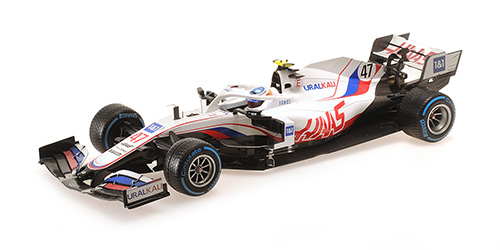 Modely aut a&nbsp;motorek model 1/18 Minichamps Haas F1 Team VF-21 Mick Schumacher Belgium GP 2021 - Modely aut a&nbsp;motorek