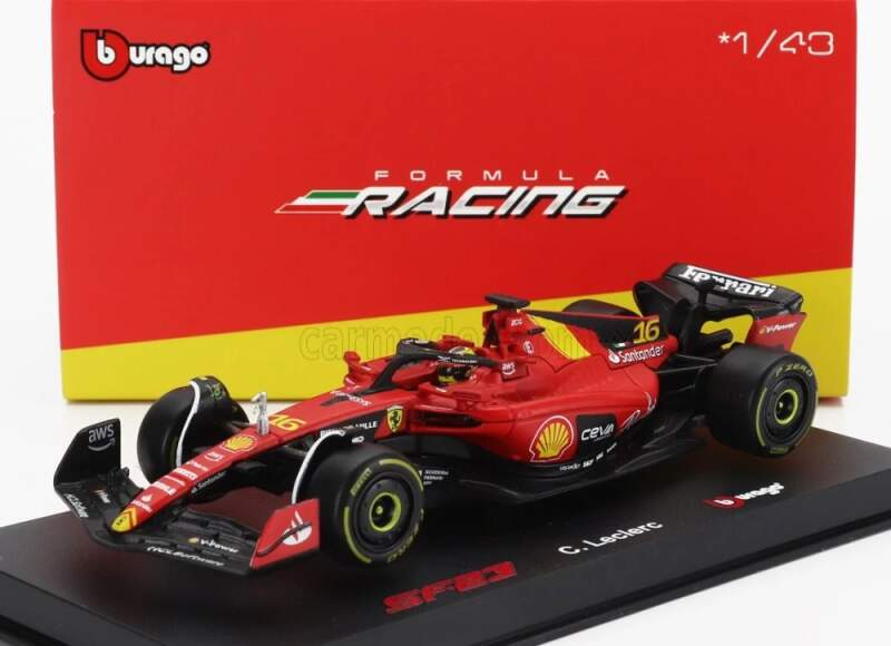 Modely aut a motorek model 1/43 Scuderia Ferrari SF-23 Leclerc #16 Monza 2023 Signature