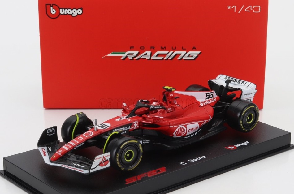 Modely aut a&nbsp;motorek model 1/43 Scuderia Ferrari SF-23 Sainz #55 Las Vegas 2023 Signature - Modely aut a&nbsp;motorek