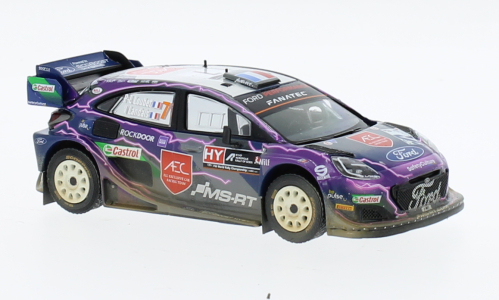 Modely aut a&nbsp;motorek model 1/43 Ford Puma Rally1, No.7, Rallye WM, Rally Acropolis, Dirty Version, P.-L. Loubet/V.Landais, 2022 - Modely aut a&nbsp;motorek