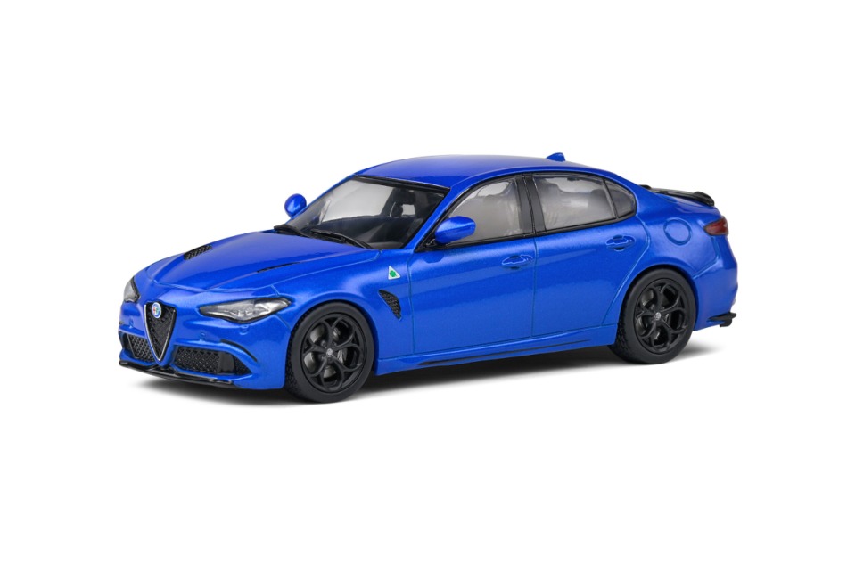 Modely aut a&nbsp;motorek model 1/43 Alfa Romeo Giulia Quadrifoglio blue - Modely aut a&nbsp;motorek