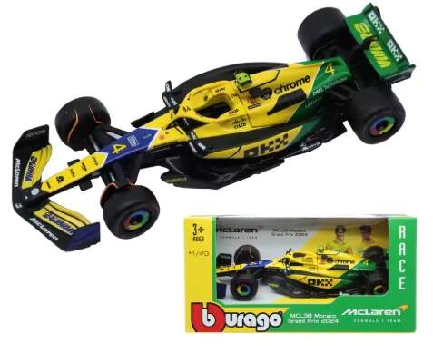 Modely aut a motorek model 1/43 McLaren F1 MCL38 Lando Norris Monaco #4