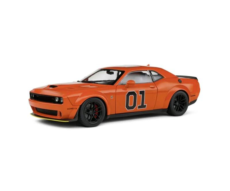 Modely aut a&nbsp;motorek model 1/18 Dodge Challenger R/T Scat Pack Widebody #01 Hazzard Tribute 2023 - Modely aut a&nbsp;motorek