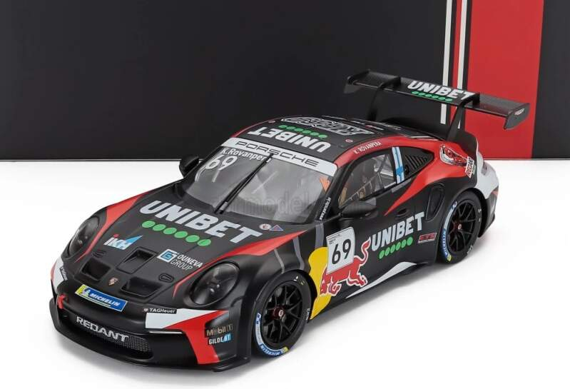 Modely aut a&nbsp;motorek model 1/24 IXO Porsche 911 GT3 #69 Porsche cup - Zolder 2024 - Modely aut a&nbsp;motorek