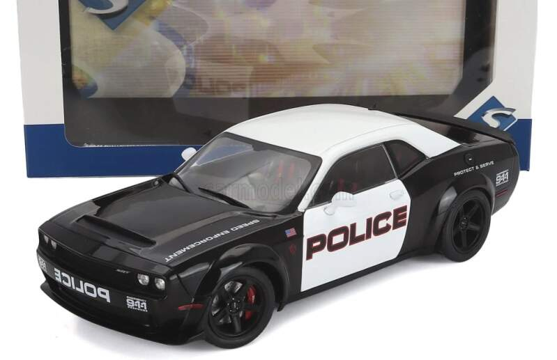 Modely aut a&nbsp;motorek model 1/18 Dodge Challenger DEMON POLICE - Modely aut a&nbsp;motorek