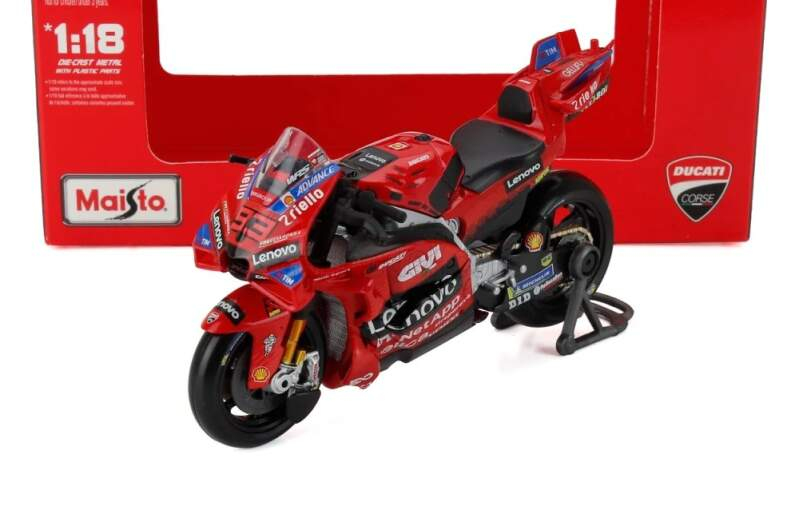 Modely aut a motorek model 1/18 Ducati MotoGP 2025 GP25 - Marc Marquez #93