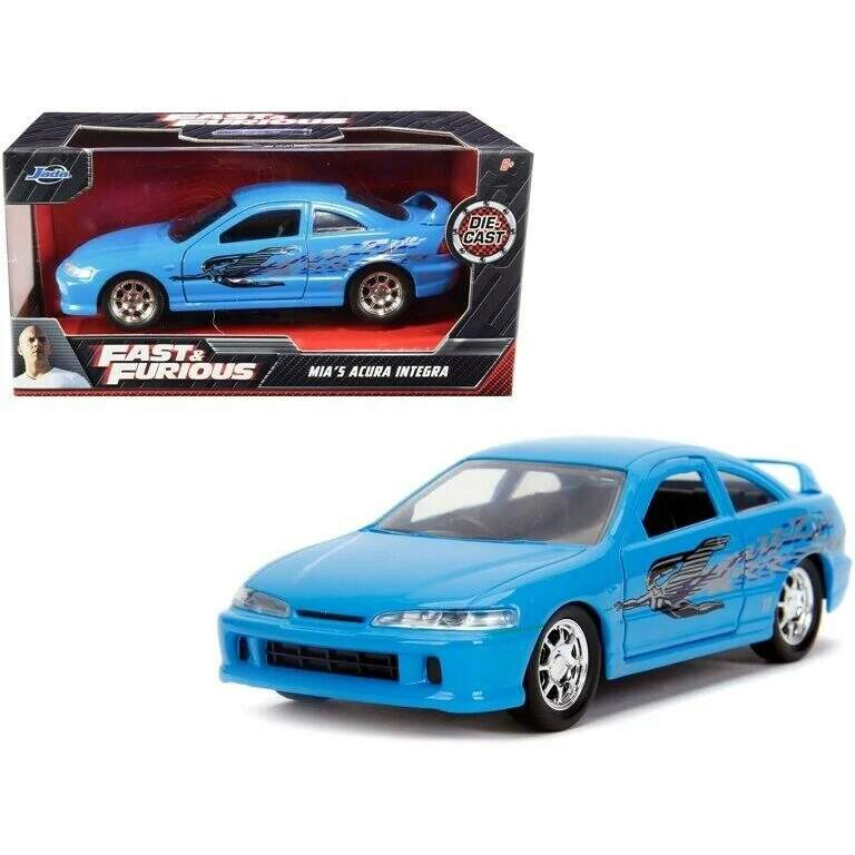 Model Rychle a Zběsile Mia´s Acura Integra Type R modrá 1:24